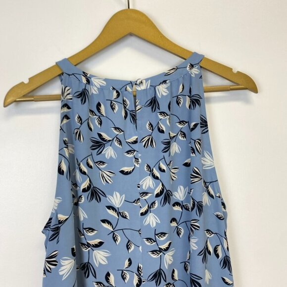 J. Jill Wearever Collection Blue Floral Dress - Picture 9 of 14